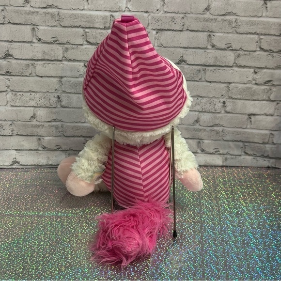 Unicorn Sleepy Caps Plush Fyala Stuffed Unicorn Plush Pink & White Rainbow - Picture 5 of 11